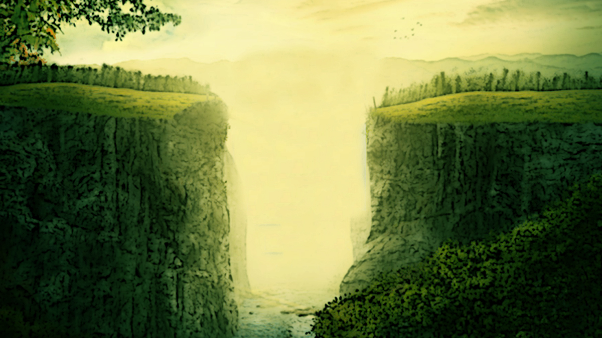 Across The Valley Through The Air